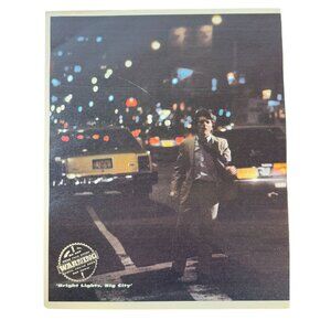 Vintage 1988 Michael J Fox Bright Lights Big City Movie Advertisement Print Ad R